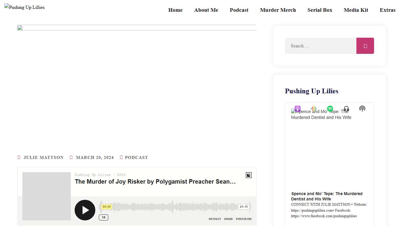 The Murder of Joy Risker by Polygamist Preacher Sean Goff - Pushing Up Lillies